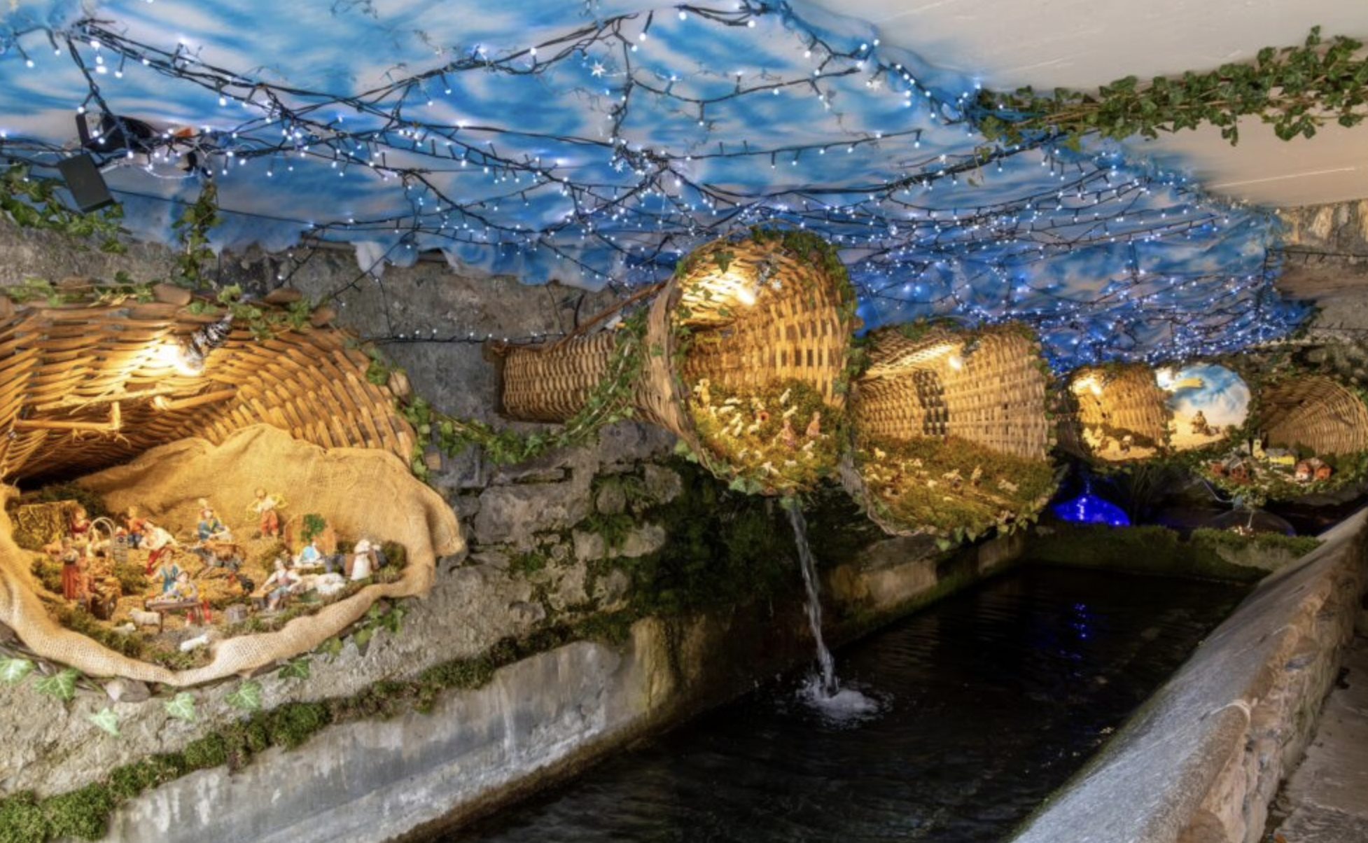 Nel paese di Crodo i “Presepi sull’acqua” sono un museo a cielo aperto