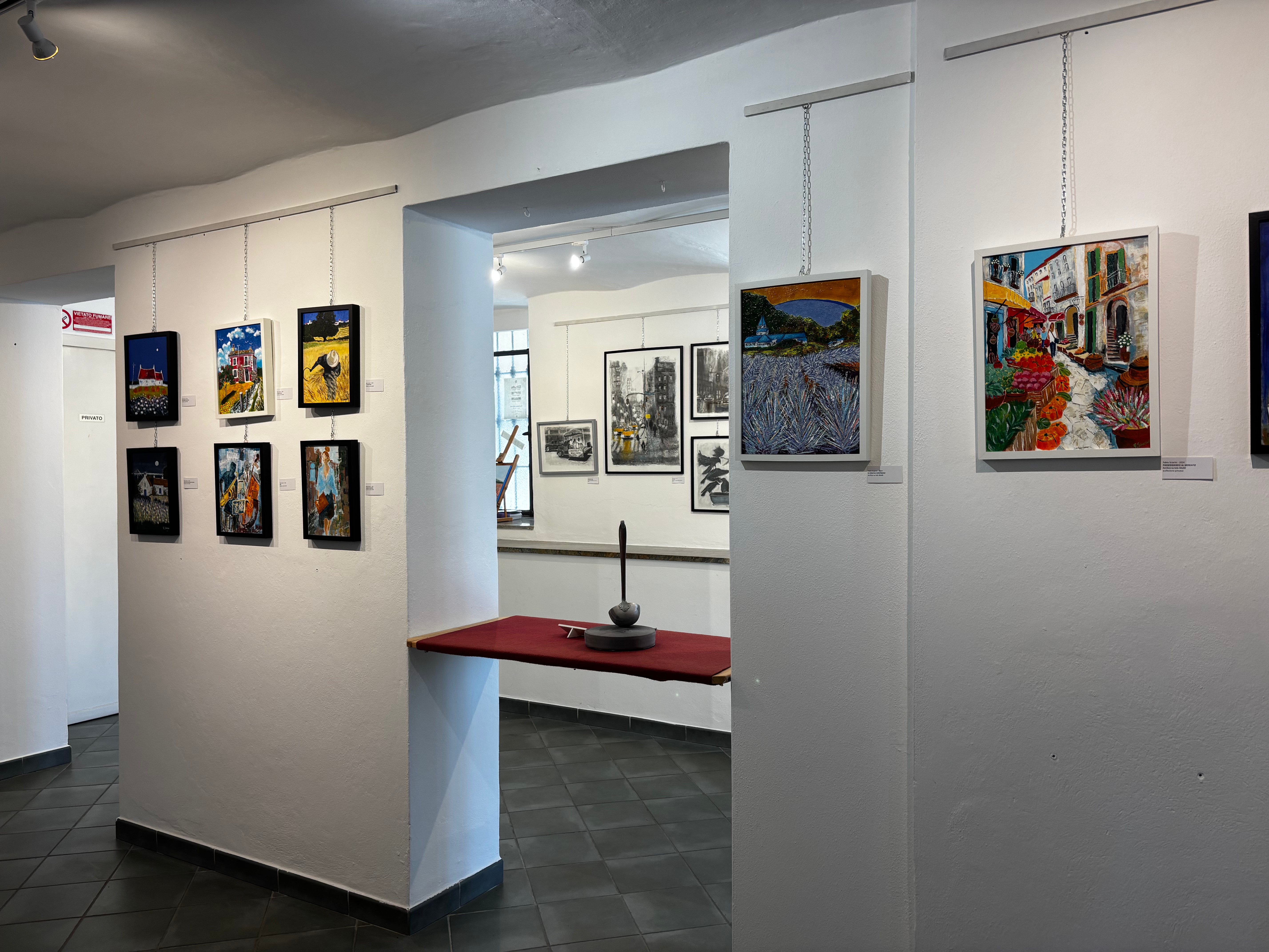 “Tre visioni dell’arte” alla sala mostre di Sesto Calende